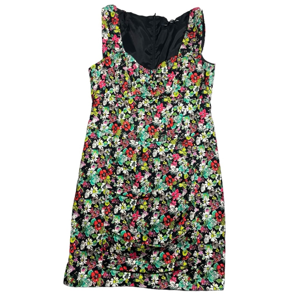 Nanette Lepore sleeveless bright floral “lollipop” dress sz 10 - Picture 3 of 13